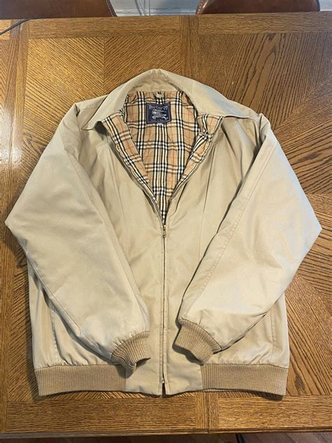 vintage burberry harrington jacket|burberry harrington jacket men's.